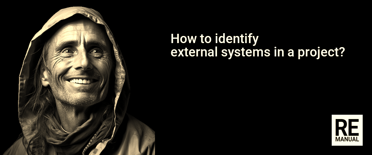 How to identify external systems in a project?