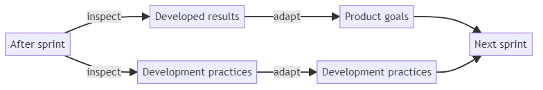 Inspect & adapt - glossary term (IREB Requirements Engineering)