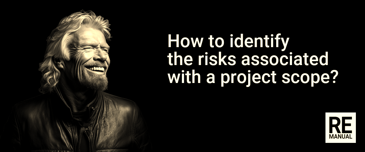 How to identify the risks associated with a project scope?